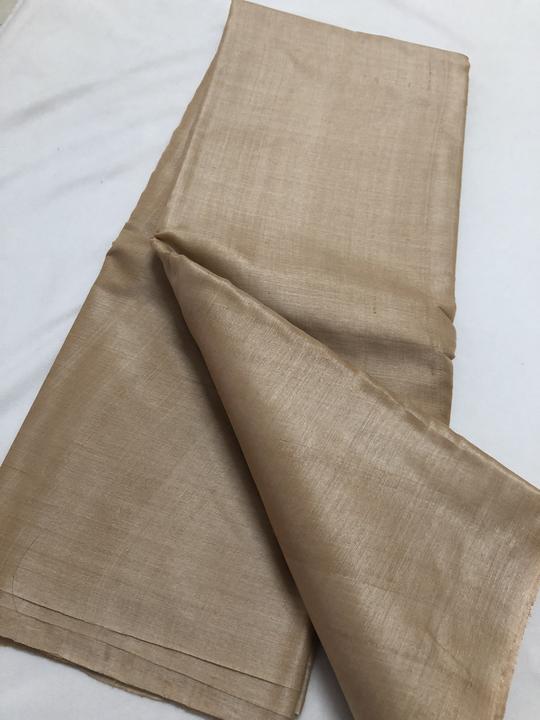Pure Tussar Silk Fabric Close-Up