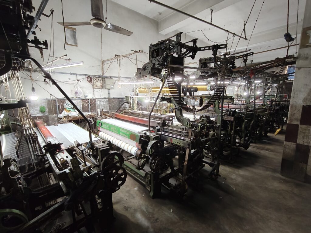 Bhagalpur mills and handloom units producing silk linen and cotton fabrics for international buyers