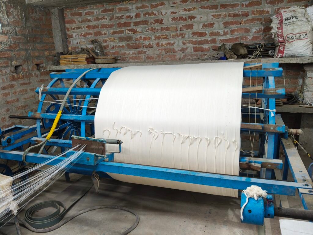 Handloom fabric weaving in India for sustainable export markets