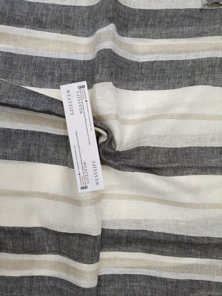 Sustainable Indian fabrics including linen khadi jute banana silk and tussar silk