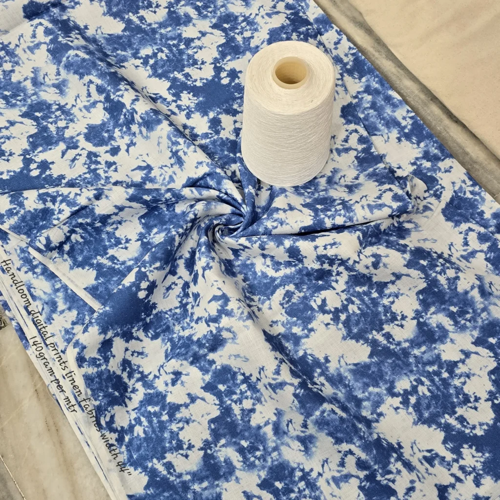 Import af tekstiler fra Indien til Danmark med linen cotton og silk fabrics til danske modebrands