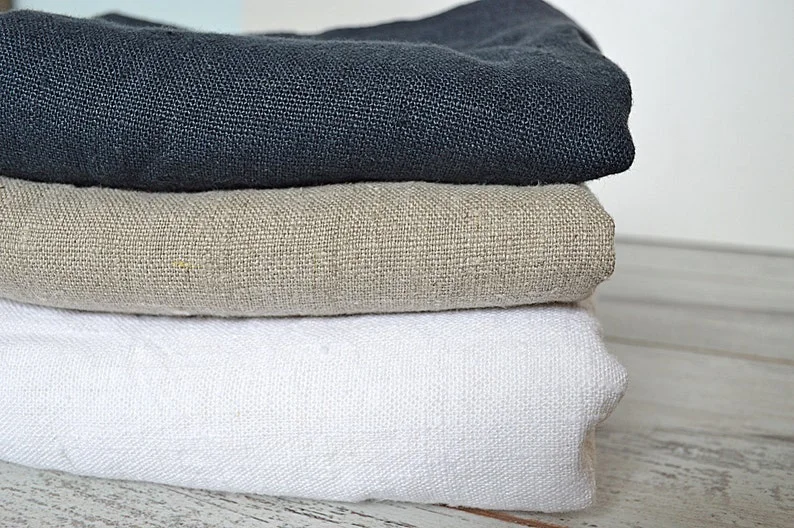 Bhagalpur sustainable linen cotton and silk fabric rolls for export