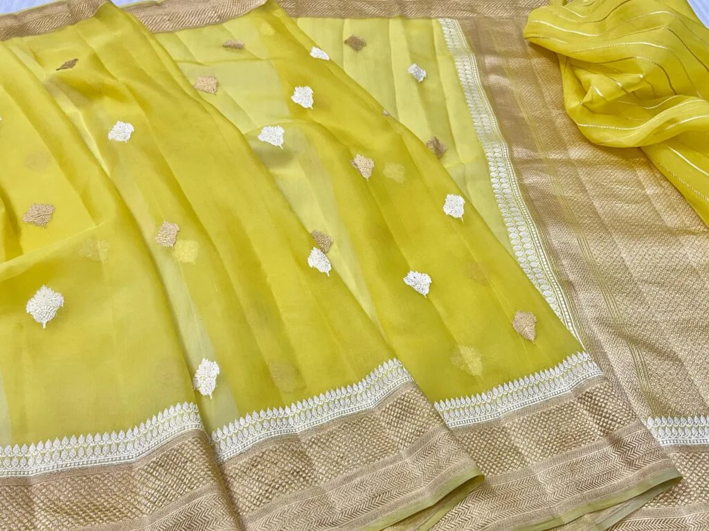 Handloom weaving of natural fabrics in Bhagalpur India